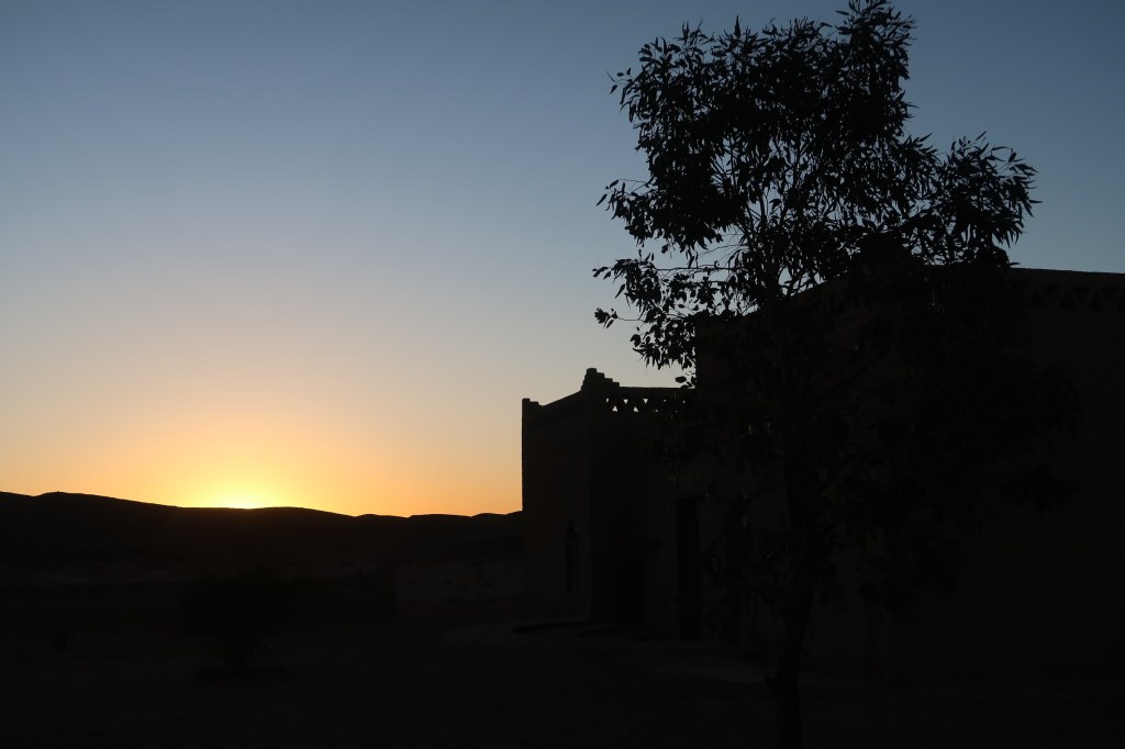 Sunrise the first morning